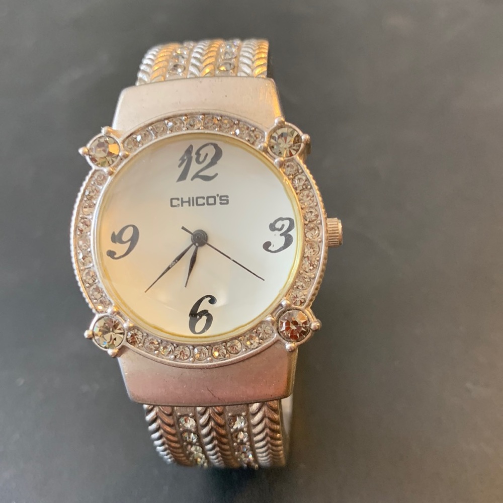 Chico’s watch silver great condition no wear